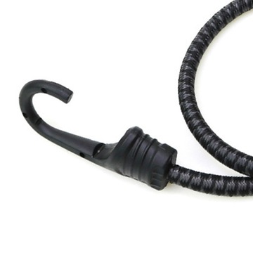 Rowerowa lina do bungee Elastyczny pasek Przenośny bagażnik Czarny Szary 60cm