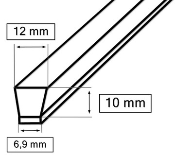 ЩЕТКА ПРОТИВОПЫЛЕВАЯ УПЛОТНИТЕЛЬНАЯ 20 М