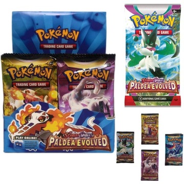 KARTY POKEMON 360 KART PALDEA EVOLVED MEGA BOX ZESTAW KARTY KOLEKCJONERSKIE