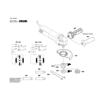 Регулятор скорости BOSCH GWS1400 800 шлифовальная машина
