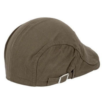 K220C Brązowy Kaszkiet męski bawełniana czapka
