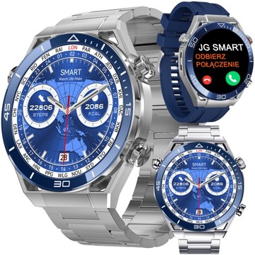 SMARTWATCH MĘSKI WODOODPORNY KARDIOWATCH MENU POL