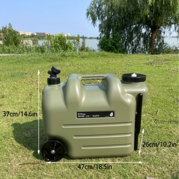 Ведро для воды емкостью 7,4 галлона/28 л с колесами и опорами, портативное, большой емкости