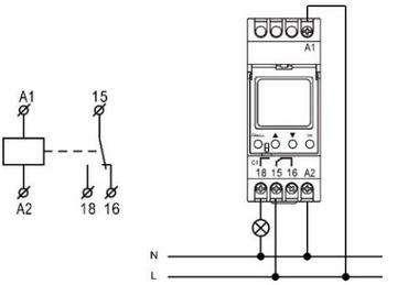 ПРОГРАММАТОР ВРЕМЕНИ АСТРОНОМИЧЕСКИЙ ТАЙМЕР НА DIN-РЕЙКУ