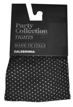 CALZEDONIA RAJSTOPY SIATECZKOWE BROKAT KROPECZKI M