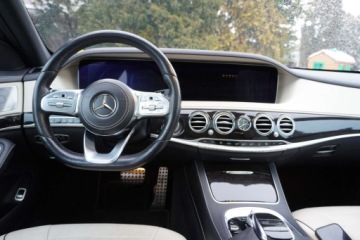 Mercedes Klasa S W222 Limuzyna Facelifting 2.9 350d 286KM 2018 Mercedes-Benz Klasa S Salon PL 1rej. 2020 4Matic Panorama ACC Kamera3, zdjęcie 22