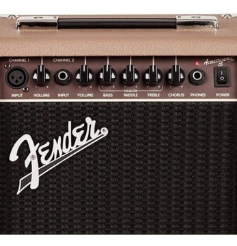 FENDER ACOUSTASONIC 15W ACOUSTIC COMBO ГИТАРНЫЙ УСИЛИТЕЛЬ 10ВТ