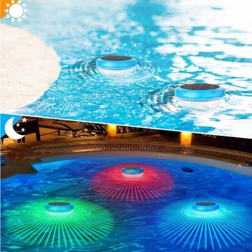 СОЛНЕЧНЫЕ ЛАМПЫ ДЛЯ ПЛАВАЮЩЕГО БАССЕЙНА, 2 ШТ. ИЗМЕНЕНИЕ ЦВЕТА RGB