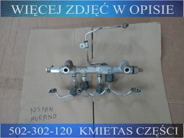NISSAN MURANO Z51 2.5 DCI LIŠTA VSTŘIKOVAČE