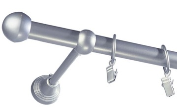Karnisz metalowy fi 19 pojedyńczy 510 cm