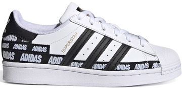 BUTY SPORTOWE MŁODZIEŻOWE DAMSKIE SKÓRZANE ADIDAS SUPERSTAR 35,5