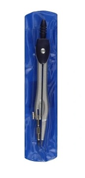 Cyrkiel metalowy w etui Patio