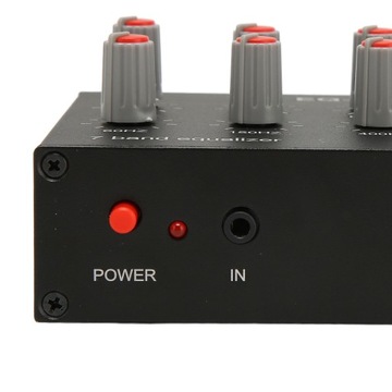 7-PASMOWY KOREKTOR GRAFICZNY DC5V-12V 12dB
