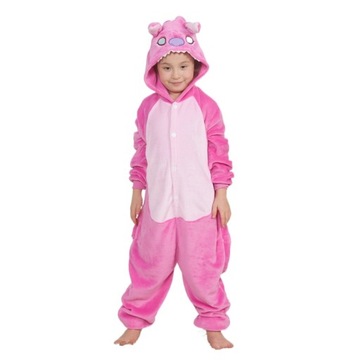 PIŻAMA ZWIERZĘTA JEDNOCZĘŚCIOWA LILO STICH 100-140