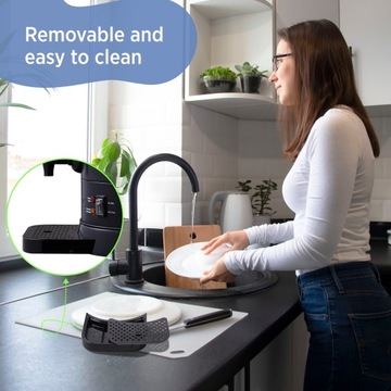 Arebos - Подогреватель глинтвейна | 8,8 л | 950 Вт | Черный