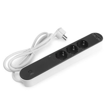 Удлинительный кабель Smart WiFi Power Strip с USB Smart Life Tuya Alexa