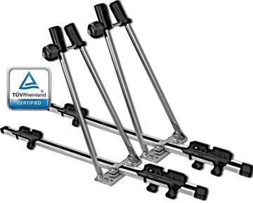 2x UCHWYT ROWEROWY AMOS ALU BAGAŻNIK NA ROWER DACH