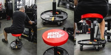 Поворотный табурет для мастерской, стул для мастерской, колеса на шарикоподшипниках