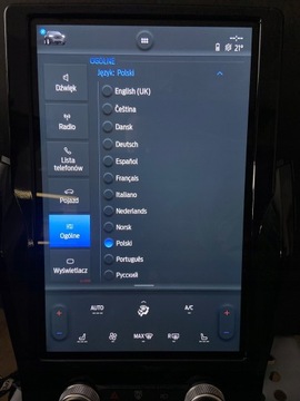 SYNC 4 Ford EDGE 2021 LINCOLN; Konwersja USA - EU