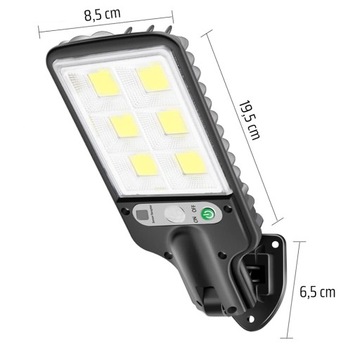 МОЩНАЯ СВЕТОДИОДНАЯ СОЛНЕЧНАЯ ЛАМПА, ДАТЧИК ДВИЖЕНИЯ В СУМЕРКАХ