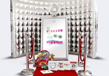 Magiczne Lustro MAGIC MIRROR 65' FOTOBUDKA FOTOLUSTRO Photo Booth - 65'