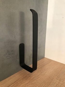 ДЕРЖАТЕЛЬ БУМАЖНЫХ ПОЛОТЕНЦЕВ БЕЗ СВЕРЛЕНИЯ, ЧЕРНЫЙ