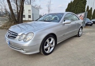 Mercedes CLK W209 Coupe C209 3.2 V6 (320) 218KM 2002 Mercedes-Benz CLK 3.2b skora automat BEZ RDZY Import Wlochy 3.2 Benzyna, zdjęcie 1