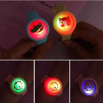 СВЕТОДИОДНЫЕ ДЕТСКИЕ СИЛИКОНОВЫЕ ЧАСЫ MOSQUITO