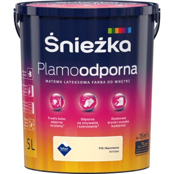 ŚNIEŻKA PLAMOODPORNA - P10 NIEZMIENNA 5L