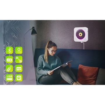 ПОРТАТИВНЫЙ MP3 CD-ПЛЕЕР С ДИСТАНЦИОННЫМ УПРАВЛЕНИЕМ BLUETOOTH 5.1