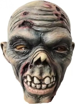 Maska na Halloween stary czowiek maska pokazujcado
