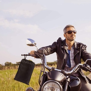 190T POKROWIEC MOTOCYKLOWY NA ZEWNĄTRZ Z TORBA, PLANDEKA NA ROWER, MOTOCYKL