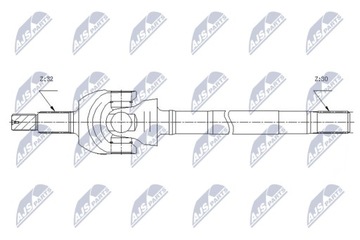 NPW-CH-122 NTY POLOOSA POHONNÁ JEEP WRANGLER 07-18