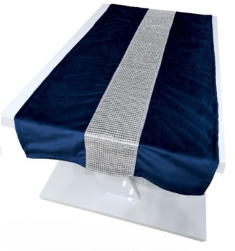 BIEŻNIK WELUR GRUBY 40x160 CYRKONIE WELUR VELVET