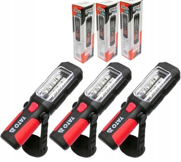 LAMPA PRZENOŚNA WARSZTATOWA LED latarka YATO 3 szt