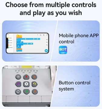 CADA BLOCKS ТВОРЧЕСКИЙ РОБОТ PICCASBOT ДЛЯ ПРОГРАММИРОВАНИЯ 461 ЭЛ. КОНТРОЛИРУЕМЫЙ