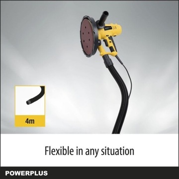 Шлифовальная машина для гипса Powerplus POWX0478, 1220 Вт — точное шлифование