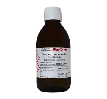 ORANŻ METYLOWY - 250ml WARCHEM [50095]