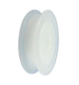 Rolka bez łożysk fi 60mm fi 10 mm na linkę fi10mm