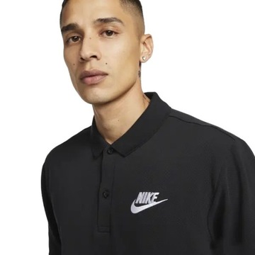 Koszulka polo Nike Sportswear L czarna bawełna męska polo