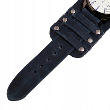 Мужской кожаный ремешок для часов