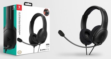 Наушники PDP для Nintendo SWITCH LVL40 Black