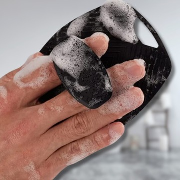 Silikonowa myjka do mycia twarzy ciała do masażu pielęgnacji z uchwytem