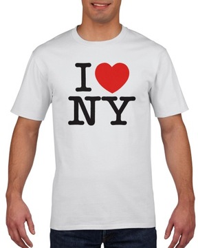 Koszulka męska I LOVE NY S