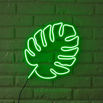 MONSTERA - Neon LED FLEX - НОЧНИК - Растение