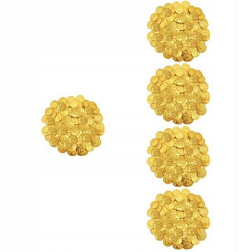 5 золотых шоколадных монет Золотая монета