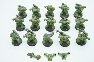Набор из 15 фигурок Warhammer 40k Death Guard Plague Marines