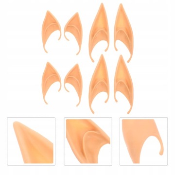 Fairy Ears Аксессуары для ушей эльфа, 4 пары