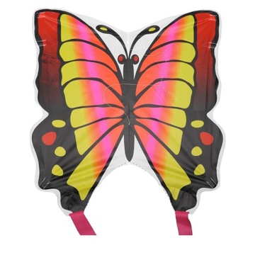 Красивая бабочка летает на открытом воздухе для детей. Пляжный стиль, детский спорт 2