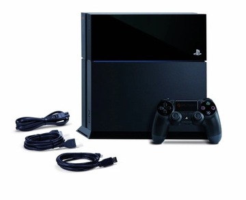 PLAYSTATION 4 / SONY PS4 500 ГБ + 2 НАКЛАДКИ + ПРОВОДА - КОМПЛЕКТ